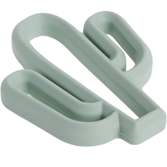 Itzy Ritzy Silicone Baby Teether Toy BPA Free Shower Gift Cactus NEW - Picture 3 of 4